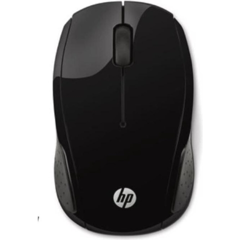 HP Wireless 200 Muis Radiografisch Optisch Zwart 3 Toetsen 1000 dpi