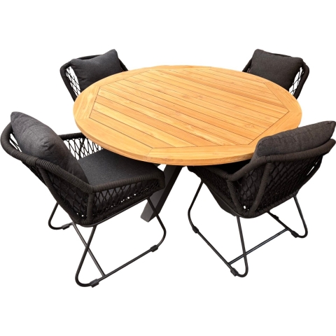 Palma dining set 5-delig - Driesprong collection