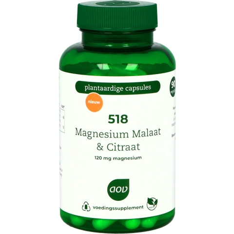 AOV Magnesium Malaat&Citraat 518 90 capsules