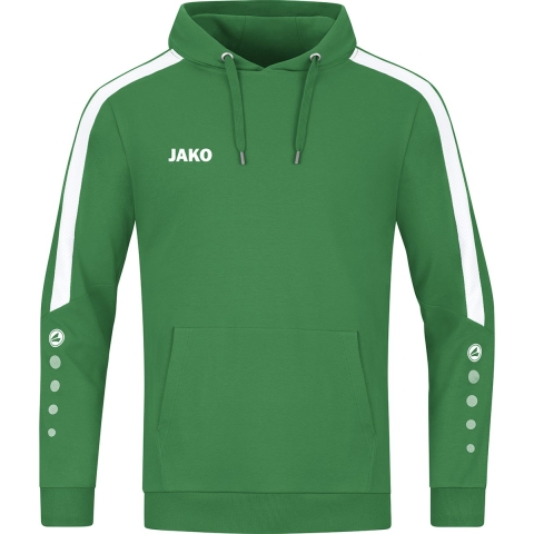 JAKO 6723 Sweater Met Kap Power - Sportgroen - XL