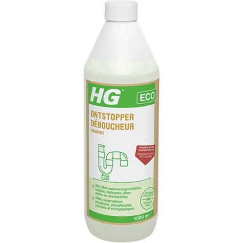 6x HG Eco Ontstopper 1 L