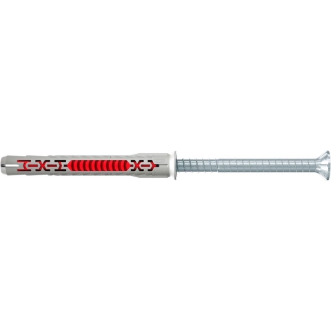 Fischer 562149 Constructieplug DuoXpand - TX30 - 8.0 X 80mm - Verzonken Kop - Voldraad - Verzinkt (50st)