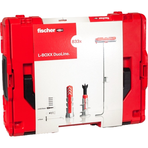 Fischer DuoLine L-BOXX 102 833-delige Pluggenset In L-Boxx