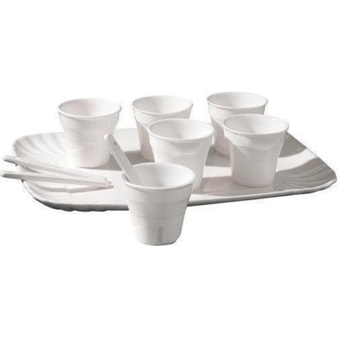 Seletti Estetico Quotidiano Koffie Set Van 6 Porselein