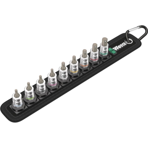 Wera Belt A Imperial 1 Zyklop binnenzeskant Bitdoppen set, met vasthoudfunctie, met 1/4" -aandrijving, 8-delig - 1 stuk(s) - 05003884001