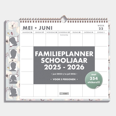 Fam. Planner Omslag D1 25/26 Klaproos
