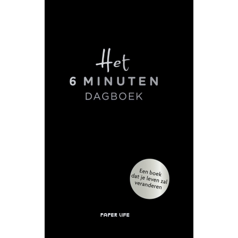 Het 6 minuten dagboek - Zwart