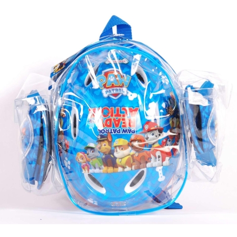 Nickelodeon Paw Patrol 6 delige Skatebescherming 51 55 cm Blauw