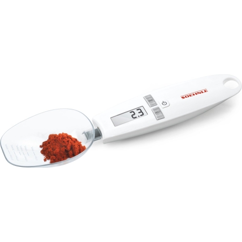 Lepelweegschaal Soehnle 66220 Weegbereik (max.) 500 g Resolutie 0.1 g werkt op batterijen Wit