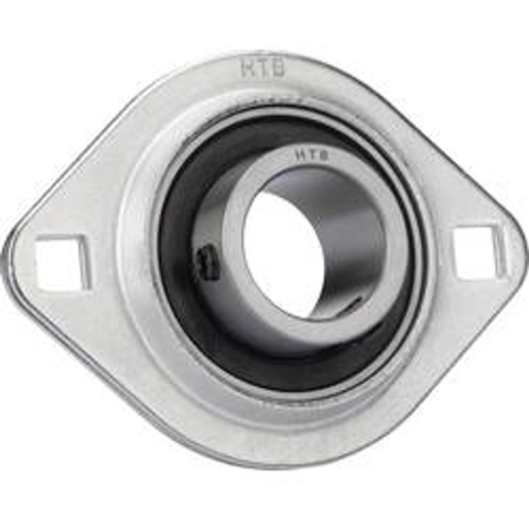 HTB SBPFL 206 Flenslager Plaatstaal Boordiameter 30 mm Gatafstand 90.5 mm