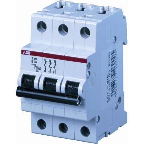 ABB 2CDS253001R0135 S203-B13 Zekeringautomaat 3-polig