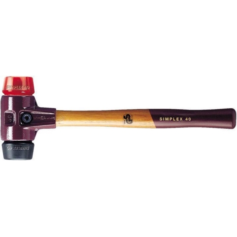 Halder SIMPLEX 3026.030 Kunststof hamer Ergonomische handgreep, Hard, Middelhard 345 g 295 mm 1 stuk(s)