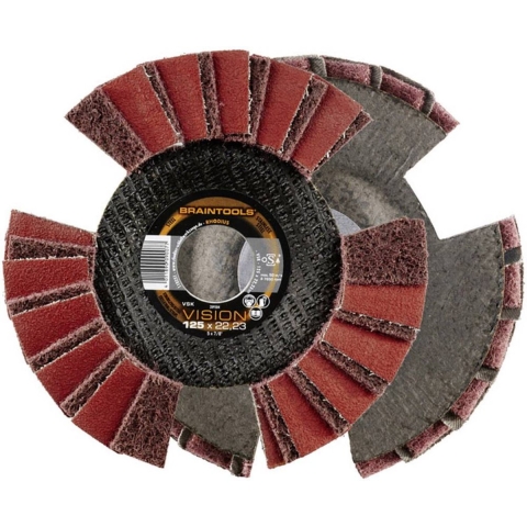 Rhodius 209503 Rhodius VSK getande waaierschijf met vlies 115 x 22,23 mm Diameter 115 mm 1 stuk(s)