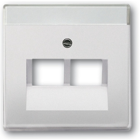 Busch-Jaeger 2CKA001710A3764 UAE-, IAE-, ISDN-contactdoos Afdekking Puur RVS RVS 1 stuk(s)
