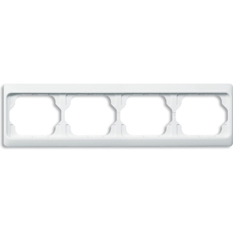 Busch-Jaeger 2CKA001754A4155 Frame Frame 4-voudig Wit, Verkeerswit 1 stuk(s)