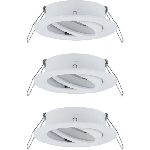 Paulmann 92486 EBL Choose Inbouwring Set van 3 stuks 10 W Wit