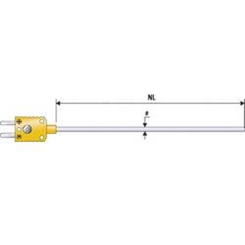 B + B Thermo-Technik K625 0150-30 Dompelsensor -200 tot +1100 °C Sensortype K