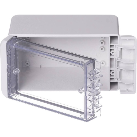 Bopla Bocube B 100809 PC-V0-G-7035 96022135 Outdoorbehuizing 90 x 113 x 80 Polycarbonaat (V0) Grijs-wit (RAL 7035) 1 stuk(s)