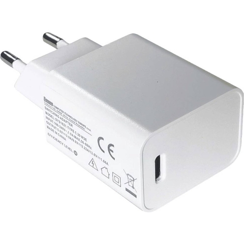 Dehner Elektronik SYS 1621-20 W2E Stekkernetvoeding, vaste spanning 5 V/DC, 9 V/DC, 12 V/DC 3 A 20 W USB Power Delivery (USB-PD), Gestabiliseerd
