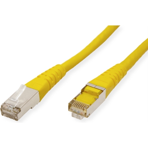 ROLINE patchkabel Cat.6 (Klasse E) S/FTP (PiMF), geel, 7 m