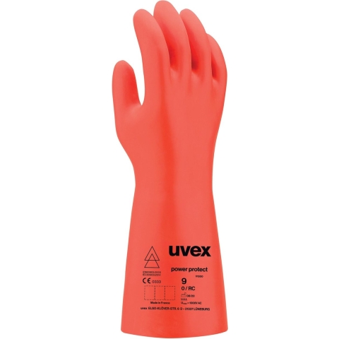 uvex power protect V1000 6084008 Natuurlatex Elektricienhandschoen Maat (handschoen): 8 1 paar