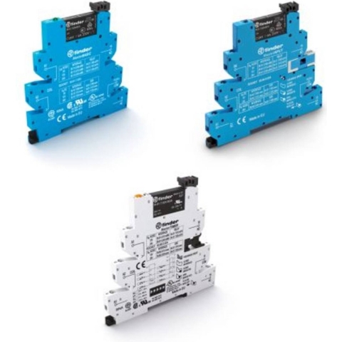 Finder 39.61.0.024.0060 Koppelrelais 24 V/DC, 24 V/AC 6 A 1x wisselcontact 1 stuk(s)