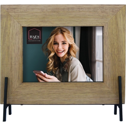 Haes Deco Houten Fotolijst Cordoba in rustiek bruin voor 1 foto 18x13 cm liggend/horizontaal (formaat 25,8 x 24 cm) - SP11718
