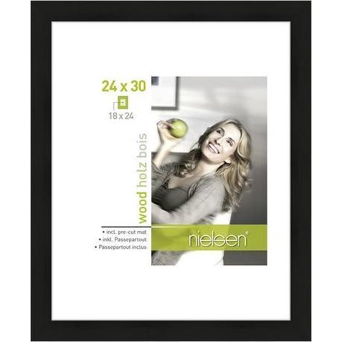 Nielsen Fotolijst 8988006 Apollon Zwart 24x30 / 18x24 cm