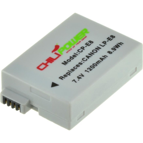 ChiliPower LP-E8 accu voor Canon - 1300mAh