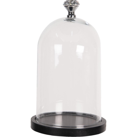 Clayre Eef 6GL2544 Stolp Transparant 14x25 cm