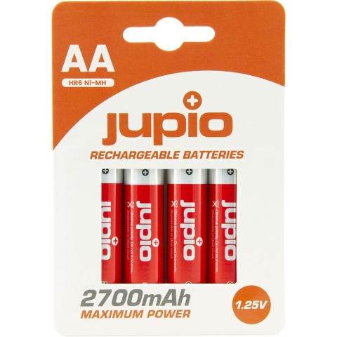 Jupio AA batterijen 2700mAh - 4 stuks