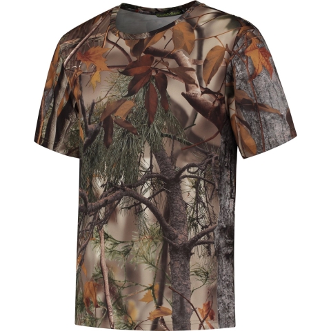 Stealth Gear T-shirt Korte Mouw Camo Bosprint maat XXL