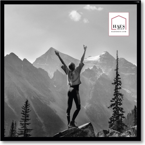 Haes Deco Kunststof Fotolijst EF13B Easy Frame Zwart 30x30 cm
