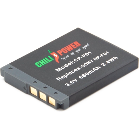 ChiliPower Sony NP-FD1 / NP-BD1 accu - 680mAh