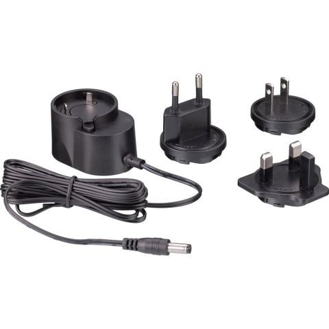 BRESSER universele netspanningsadapter 230/ 5V, 1,0 A EU/UK/US