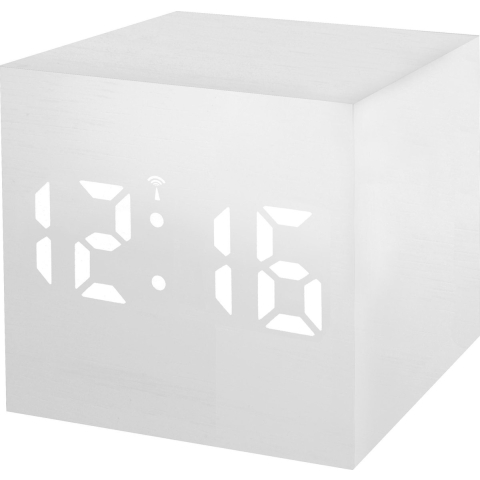MyTime WAC DCF radiogestuurde wekker (wit | wit)