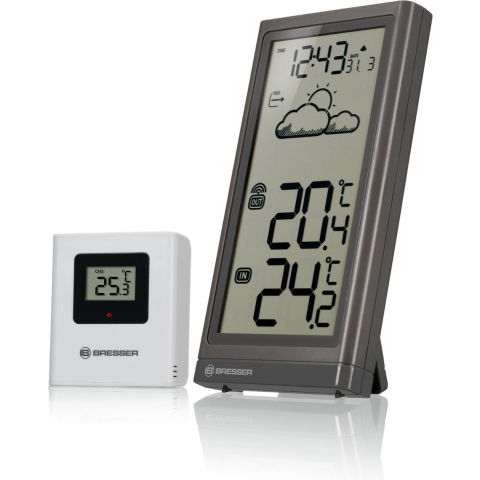 BRESSER Meteo Temp weerstation (grijs)