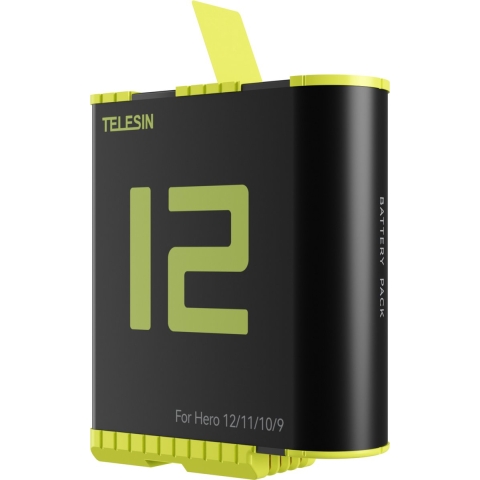Telesin accu voor GoPro Hero 9,10,11,12 - 1750 mAh