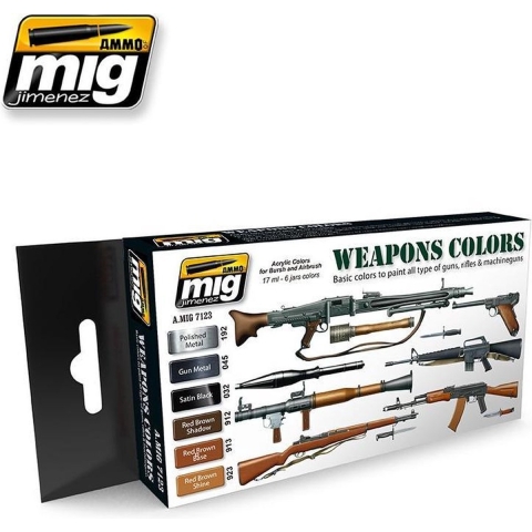MIG Verf Set - Weapons Colors