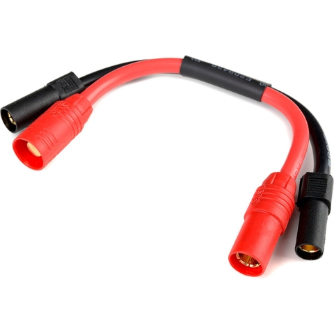 Verlengkabel XT150 Anti-Spark, silicone kabel 10AWG, 12cm
