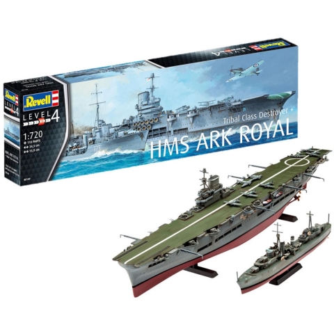 Revell 1/720 HMS Ark Royal & Tribal Class
