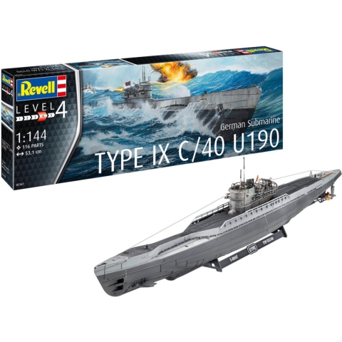 Revell 1/144 German Submarine Type IX C/40 (U190)