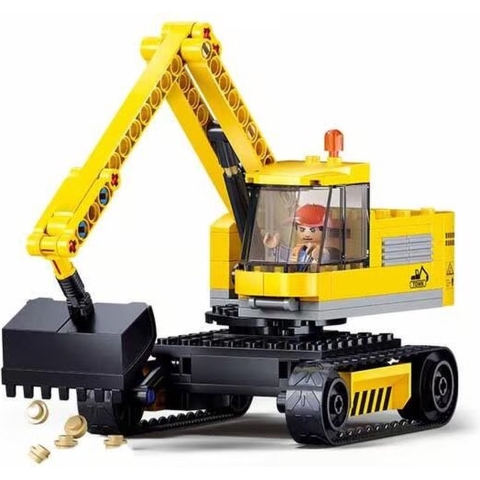 Sluban town kleine graafmachine