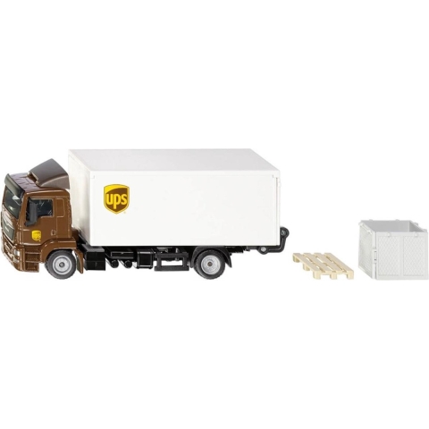 Super - MAN LKW vrachtwagen met gesloten opbouw en laadklep Modelvoertuig