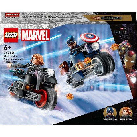 Marvel - Black Widow & Captain America motoren Constructiespeelgoed