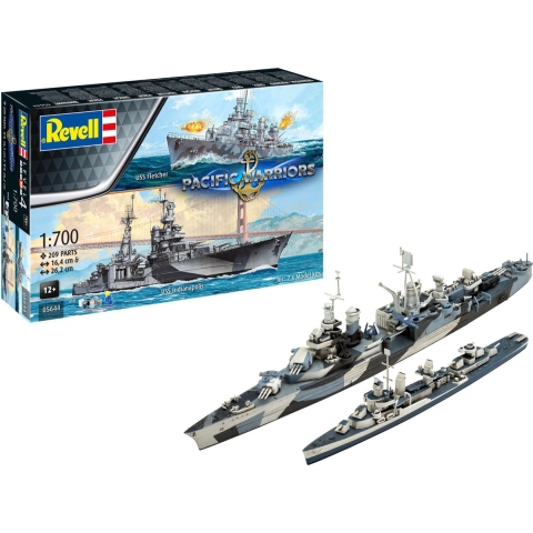 Revell 1/700 Pacific Warriors (USS Fletcher & USS Indianapolis) Model Set