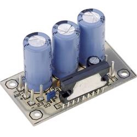 Conrad Components Stereo-versterker Bouwpakket 9 V/DC, 12 V/DC, 18 V/DC 20 W 2 Ω