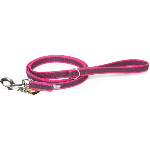 Antislip Hondenriem - 20mm x 1,8m - Met handvat & O-ring - Roze