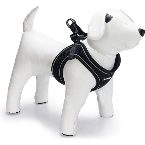 Beeztees Premium Parinca Instaptuig - Hondentuig - Nylon"Neopreen - Zwart - 38-44x2 cm