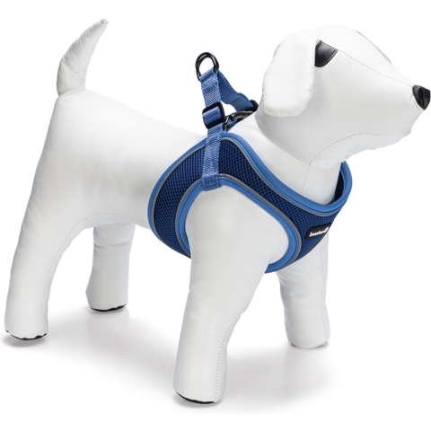 Beeztees Premium Parinca Instaptuig - Hondentuig - Nylon"Neopreen - Blauw - 44-55x2 cm